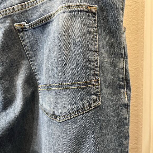 Foundry Jeans Blue Relaxed Straight Stretch Denim Mens Size 46x32 - Picture 7 of 13